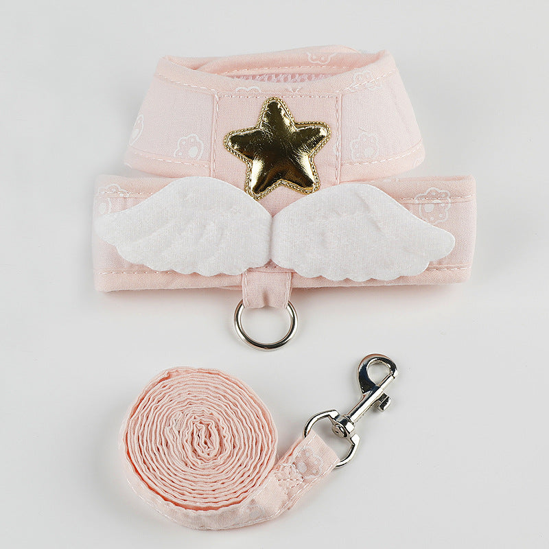 Unleash the Magic with the Angel Wings Pet Harness and Leash Set